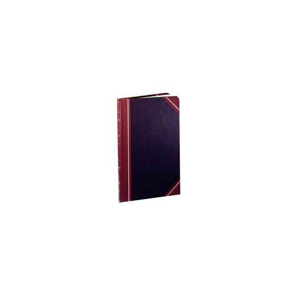 Esselte Boorum & Pease Account Book, Record Ruled, 8-5/8" x 14-1/8", Black Cover, 300 Pages/Pad 9300R - main